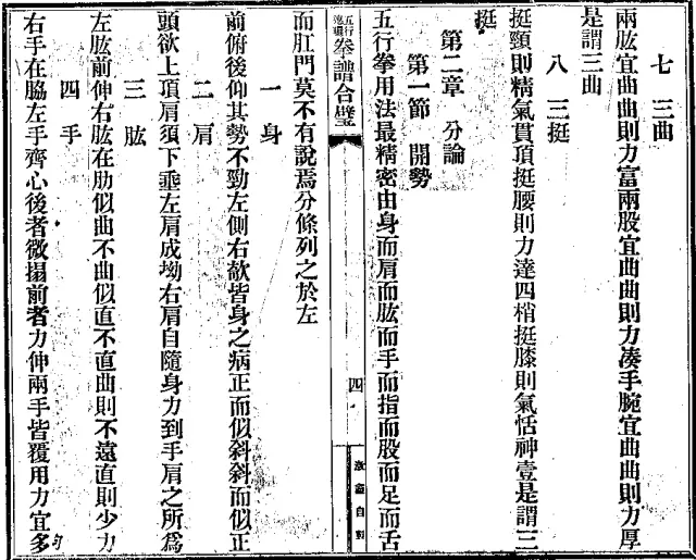 形意拳大师李存义传形意拳五行连环拳谱合璧