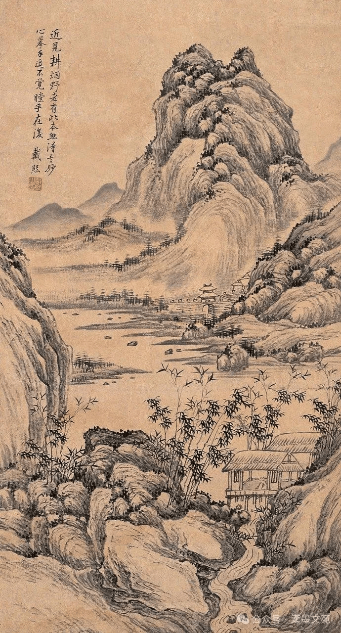 戴熙 画笔清绝 笔墨皆隽妙_作品_山水画_书画