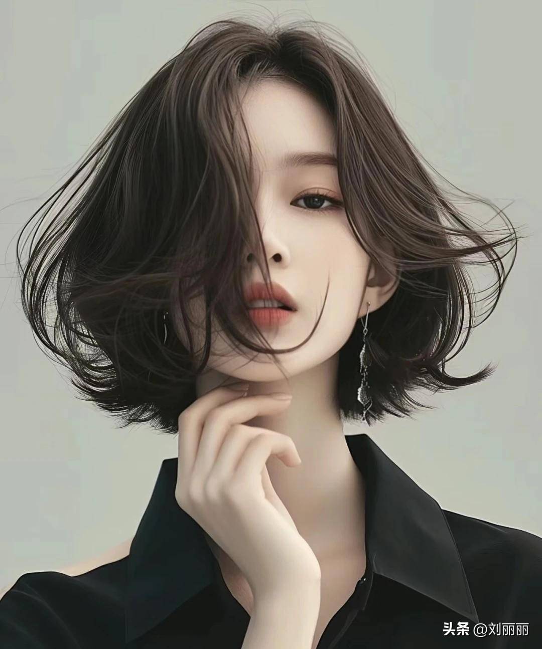 最具女人味的短发波波头大卷真耐看看完都想试一试