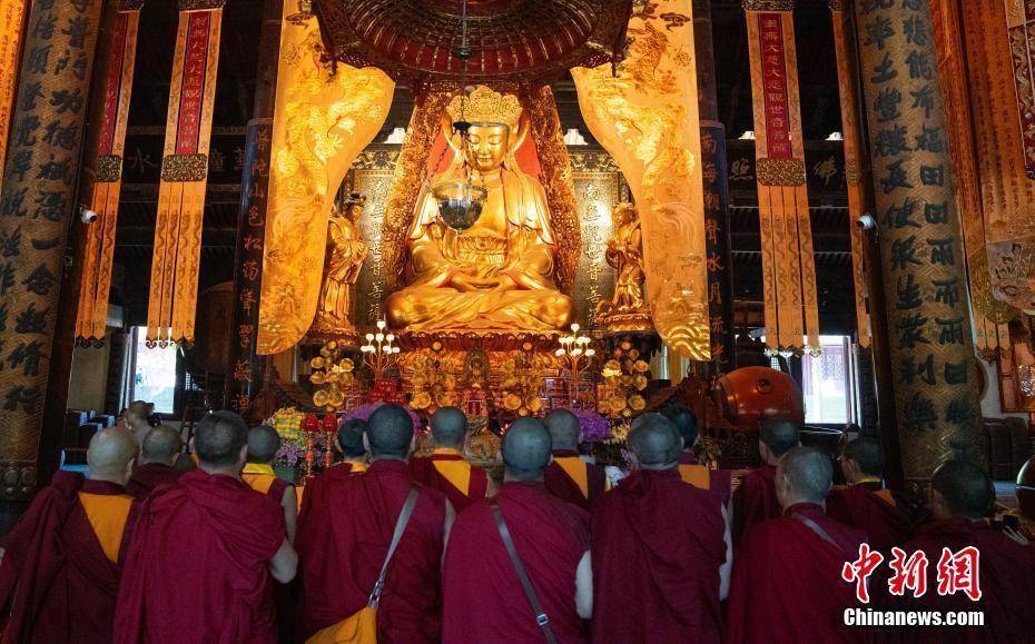 西藏少年活佛参学团在浙江参访