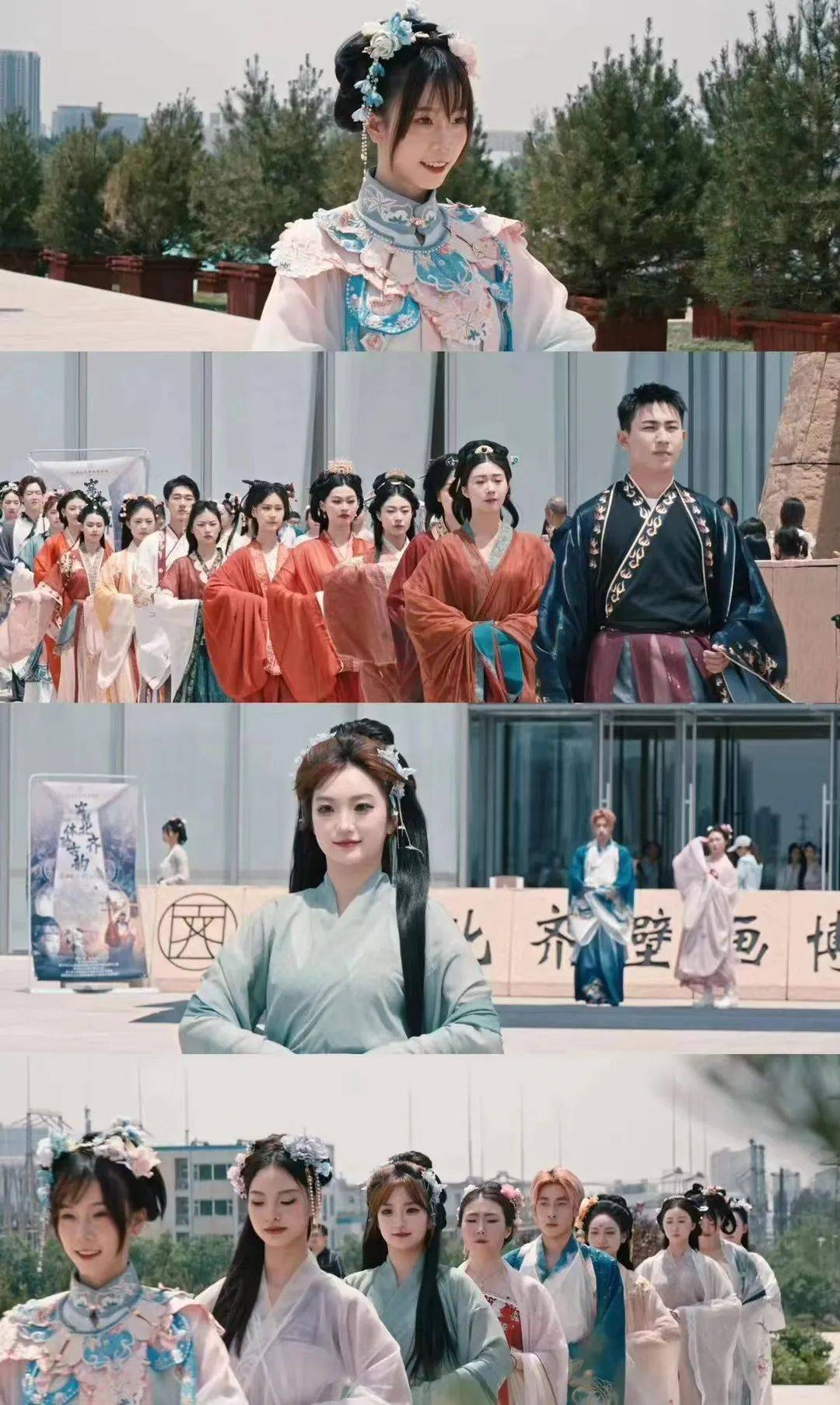 通过一个个精美妆造,带大家穿越千年,感受东方韵味之美,品味盛世国风
