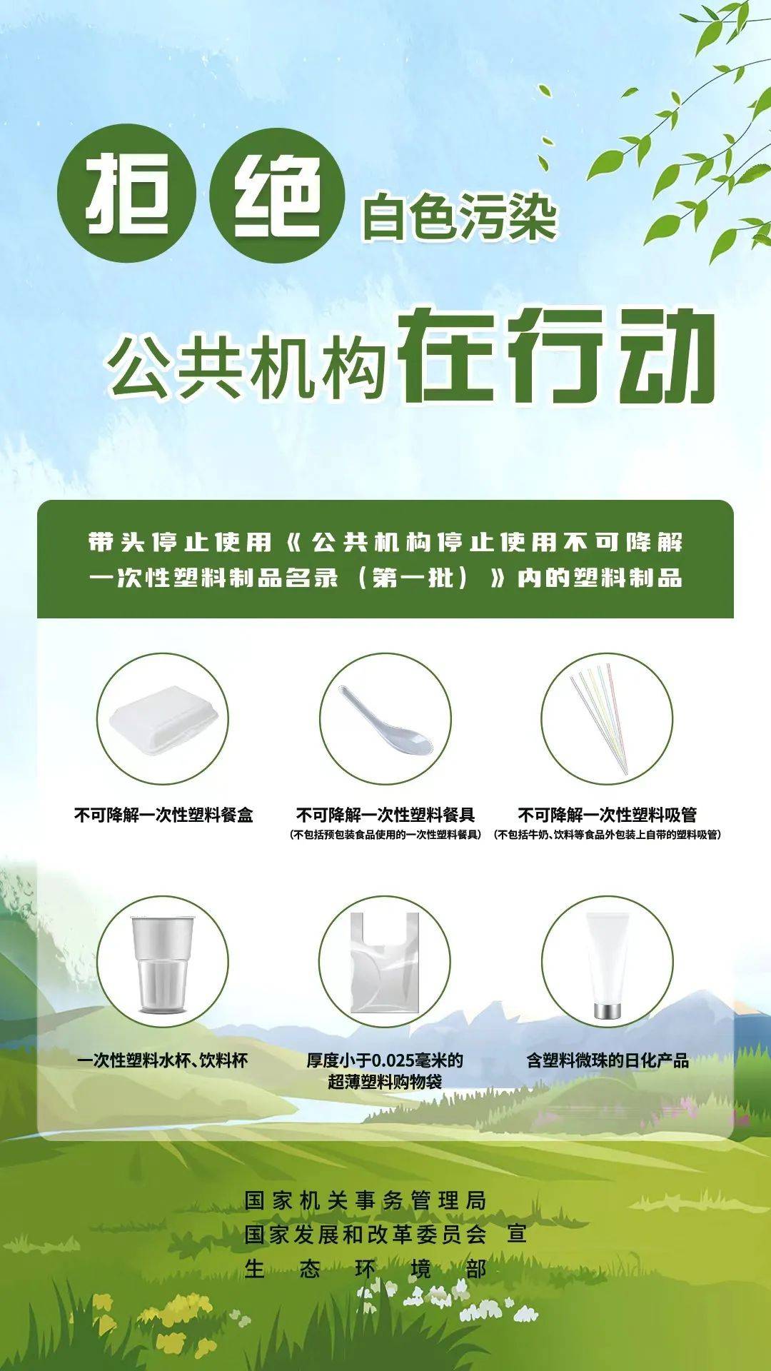 为进一步在全社会营造节能降耗的浓厚氛围,有力有序有效治理塑料污染