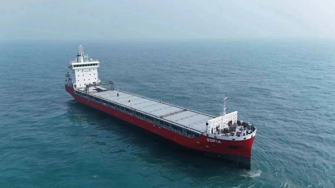 芜湖船厂7800吨双燃料多用途船全系列收官!