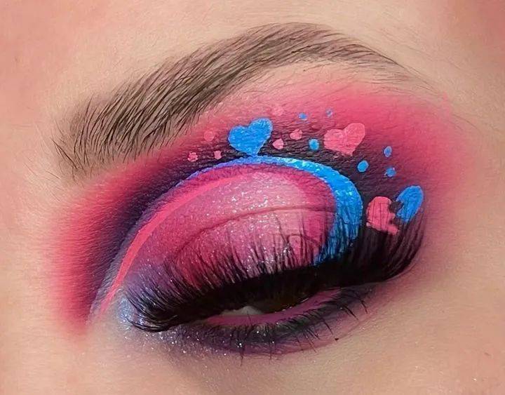 收藏|鲜艳的创意眼妆集锦