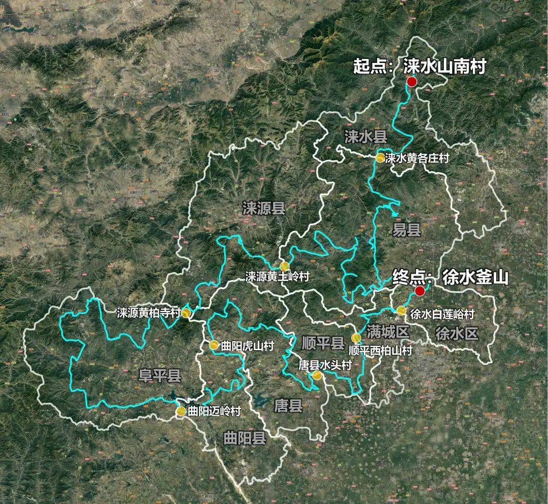 2米之间步道宽度多在终点在徐水区釜山起点涞水县山南村英文名baoding