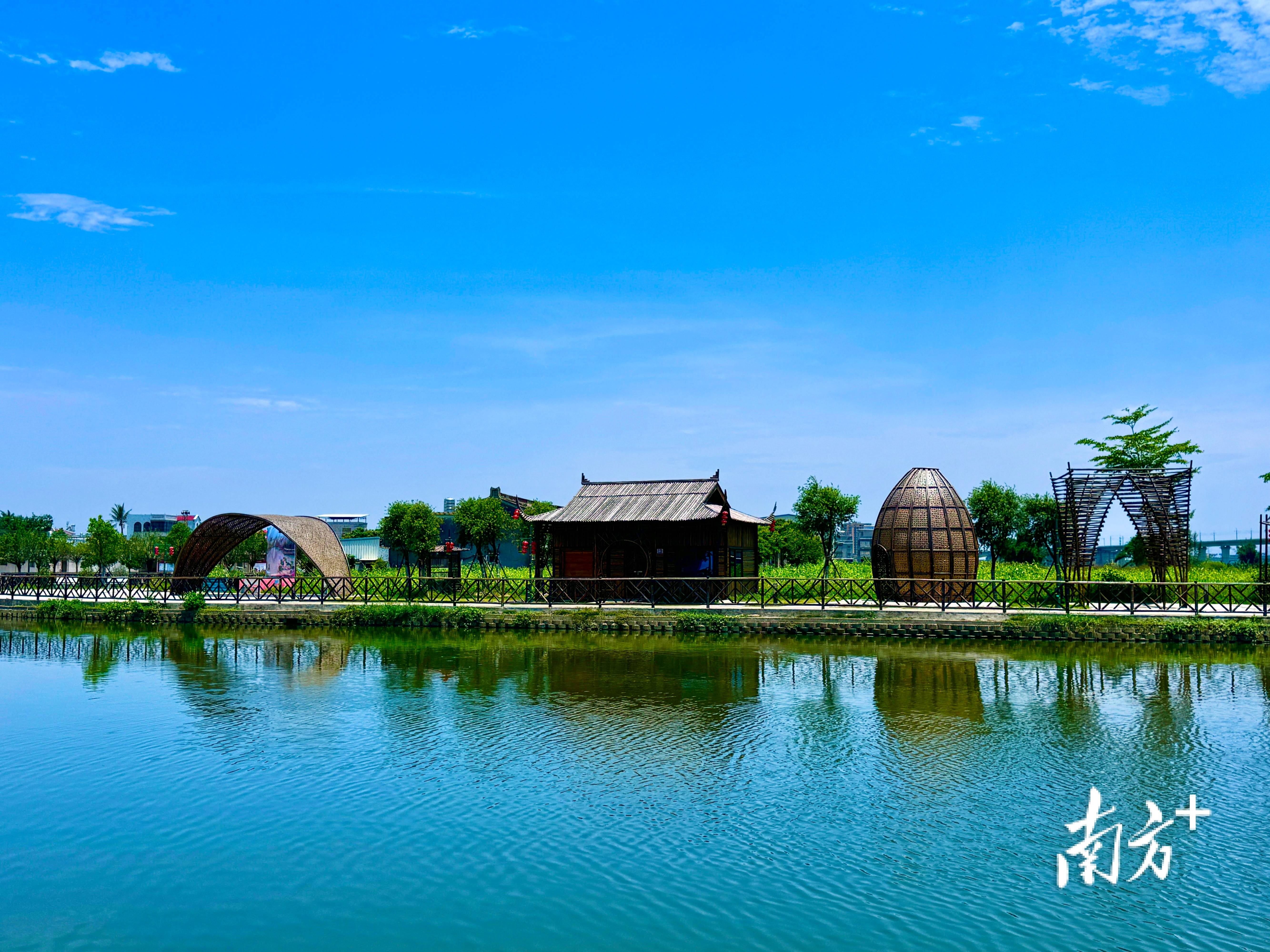 沙溪镇打造的竹生态公园师生体验竹文化特色研学课程