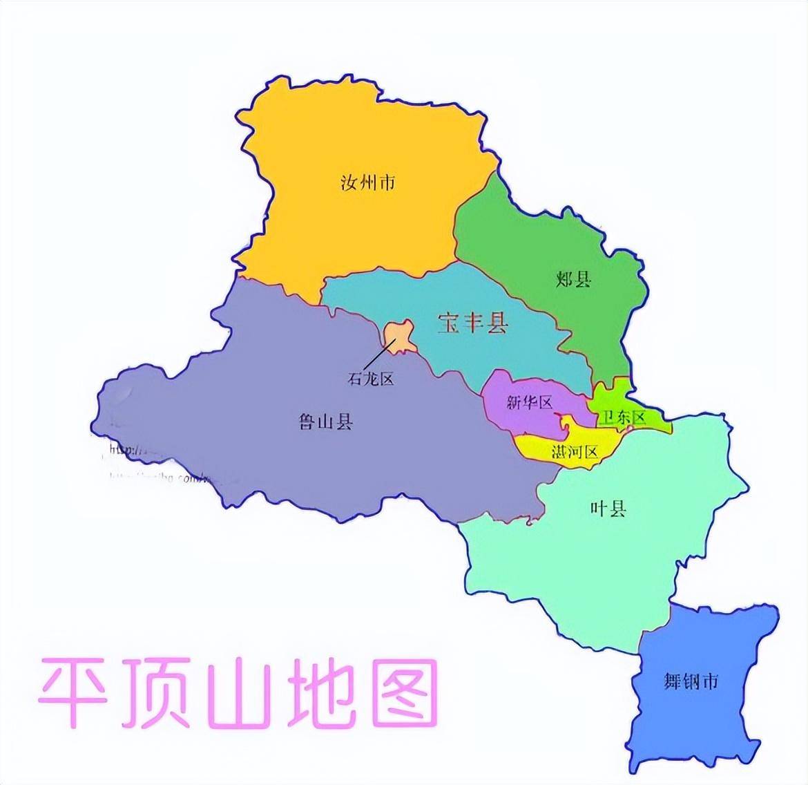 叶县地图包括乡镇图片