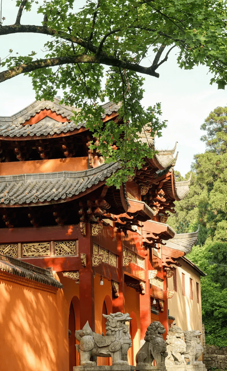 这个千年古刹5a景区不收门票!斋饭只要2元_飞瀑_中国_寺庙