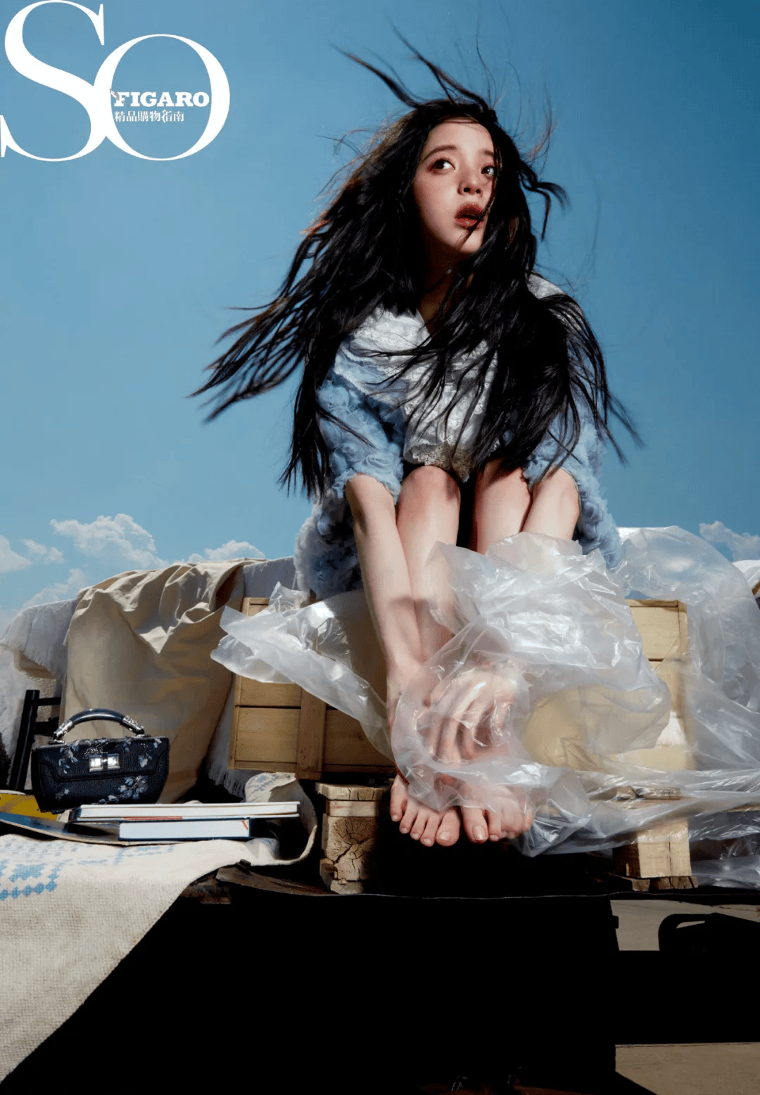 欧阳娜娜甜美可爱的脚丫