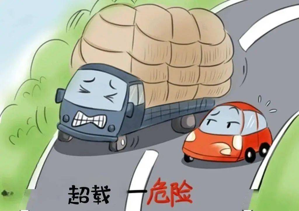 危险行为2:超载根据《中华人民共和国道路交通安全法》第110条1款