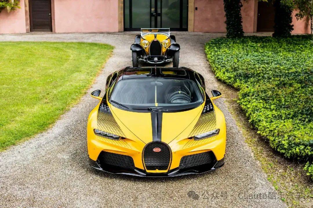 致敬type 55 super sport,布加迪发布全新黄黑配色chiron super sport
