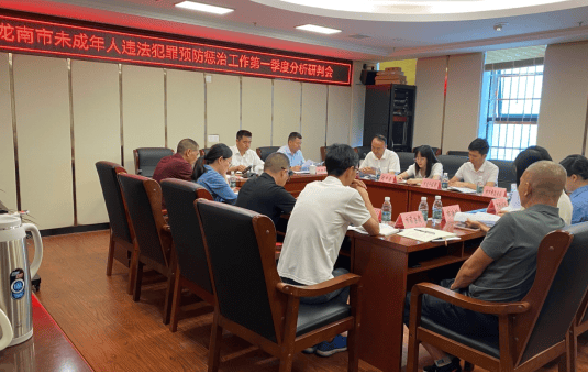 龙南市召开未成年人违法犯罪预防惩治工作第一季度分析研判会