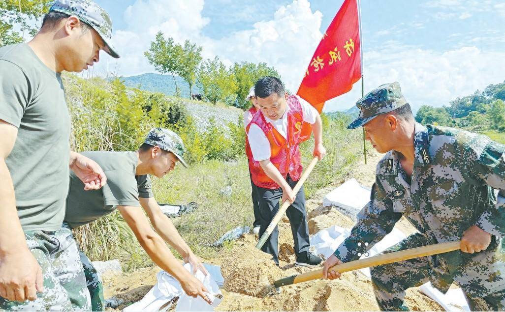 罗田县胜利镇组织开展山区防汛应急演练