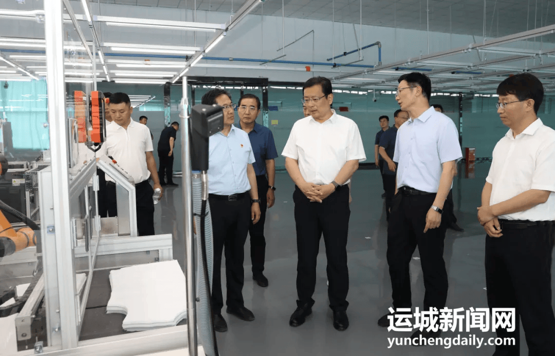 丁小强到运城经济技术开发区调研_企业_发展_生产