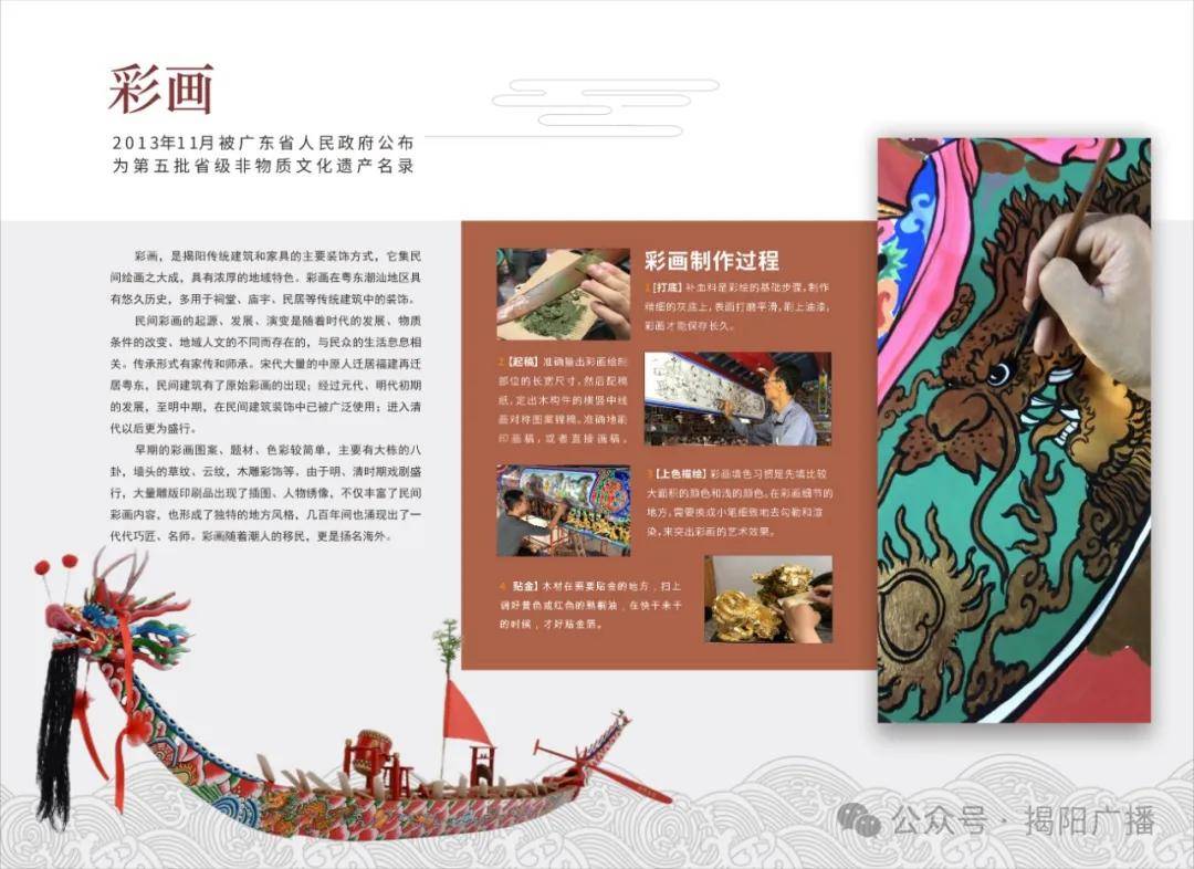 融媒广播节目《发现揭阳》| 父子扛大旗!黄瑞林与黄泽平的彩画艺术