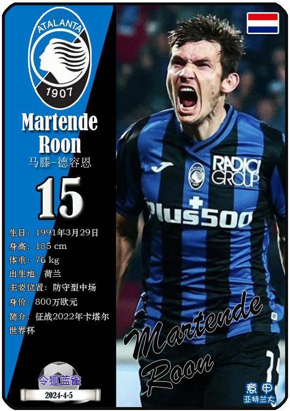 球星卡(欧联):23-24赛季欧联冠军意甲亚特兰大俱乐部夺冠阵容