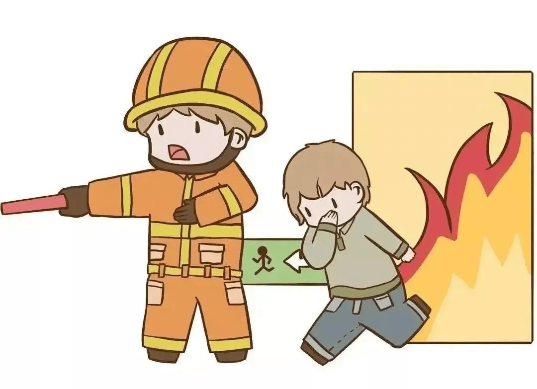 消防安全漫画一等奖图片