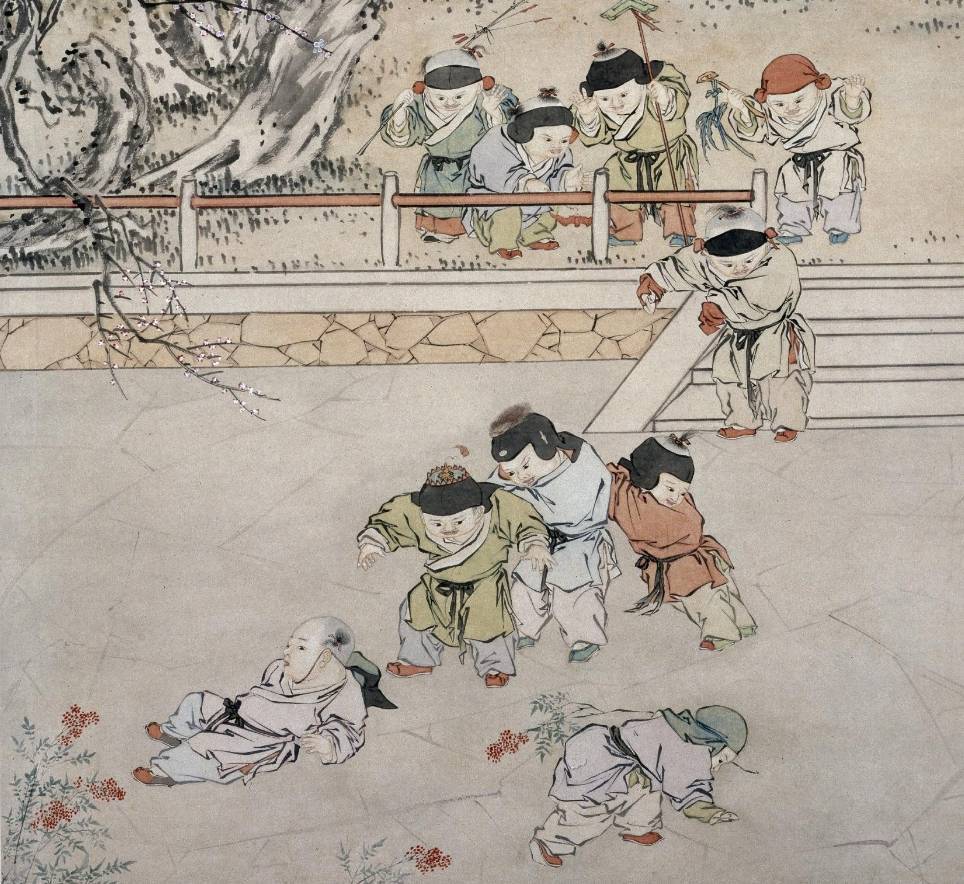 儿童节将至,一组古画带你看看古人的童年都玩啥_小孩_图片_场景