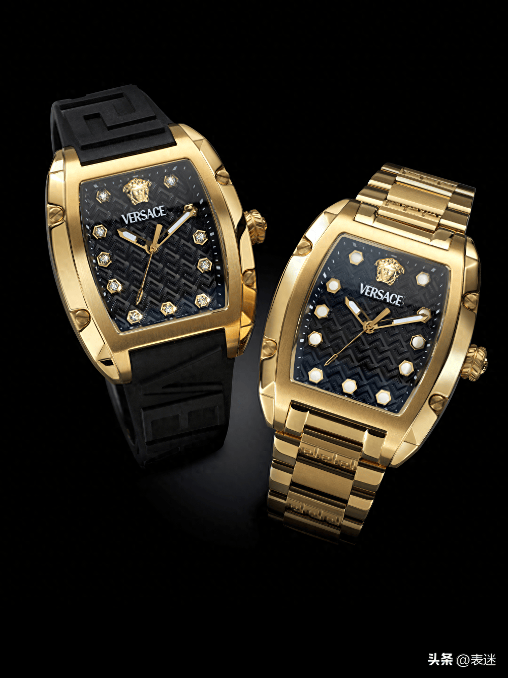 范思哲2024春夏季推出versace dominus lady腕表