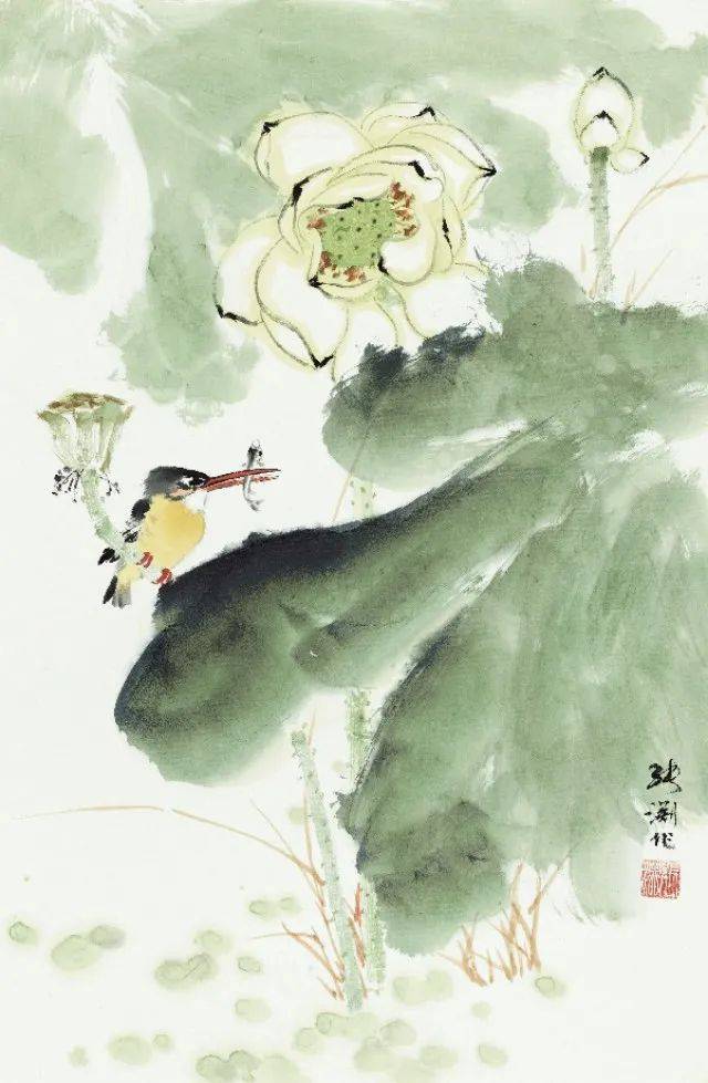 【艺术世界】她的山林式花鸟画,大气脱俗,再现了大自然的层层风韵!