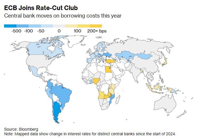 欧洲央行如期降息25个基点 拒绝预先承诺特定利率路径_预期_通胀_经济