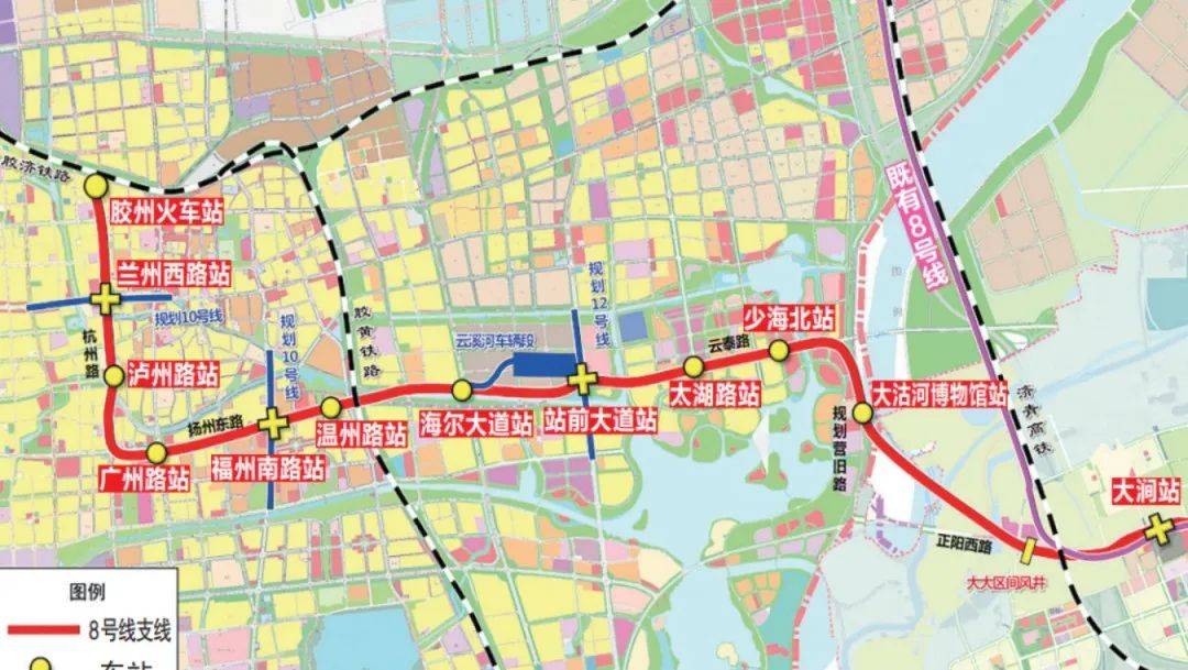 胶州地铁3号线线路图图片