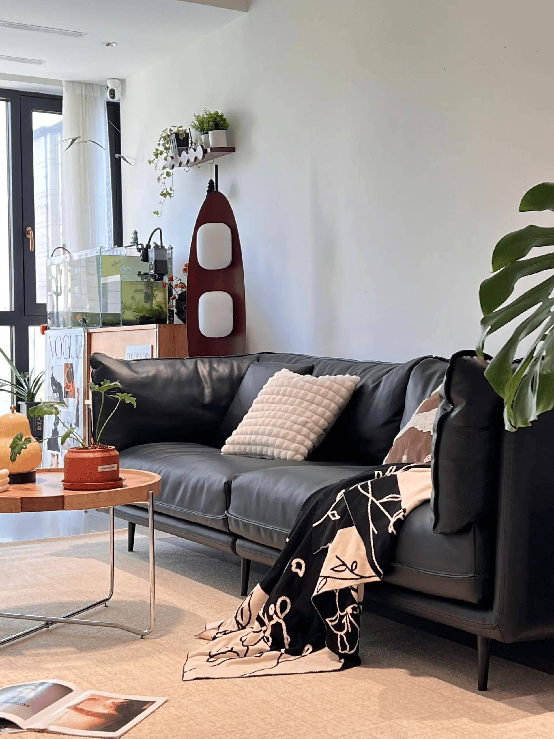 姐妹们,软装搭配好,大白墙出租房也能美爆!