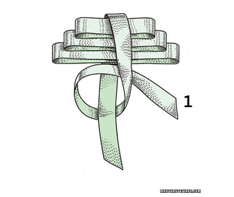 这种多层蝴蝶结系法特别适合丝带,twilly这样的精致小带子,包装礼物和