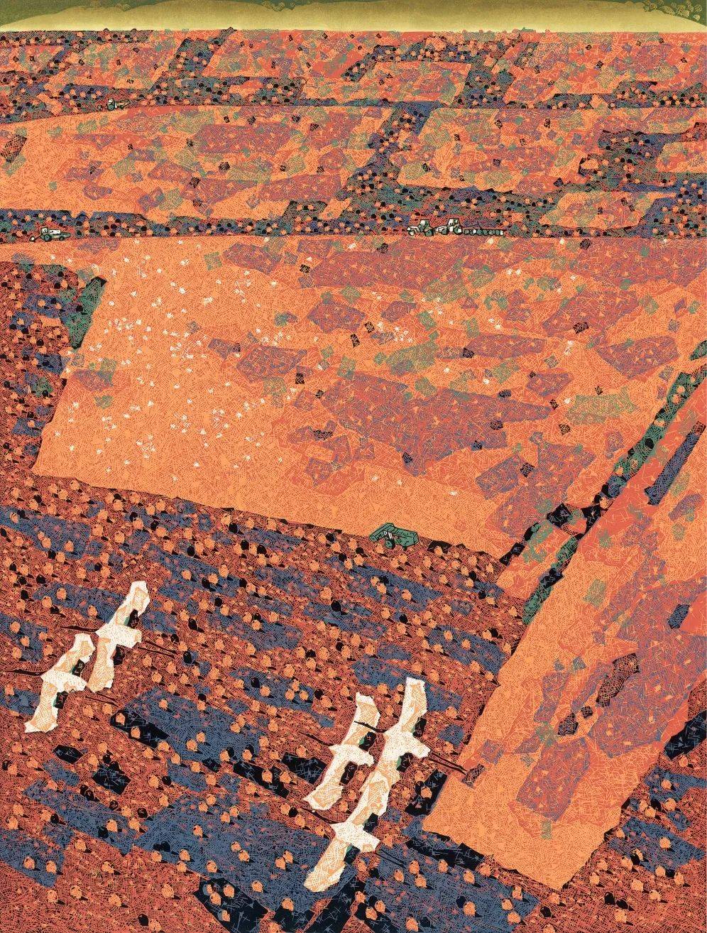 第十四届全国美术作品展览版画展区部分作品