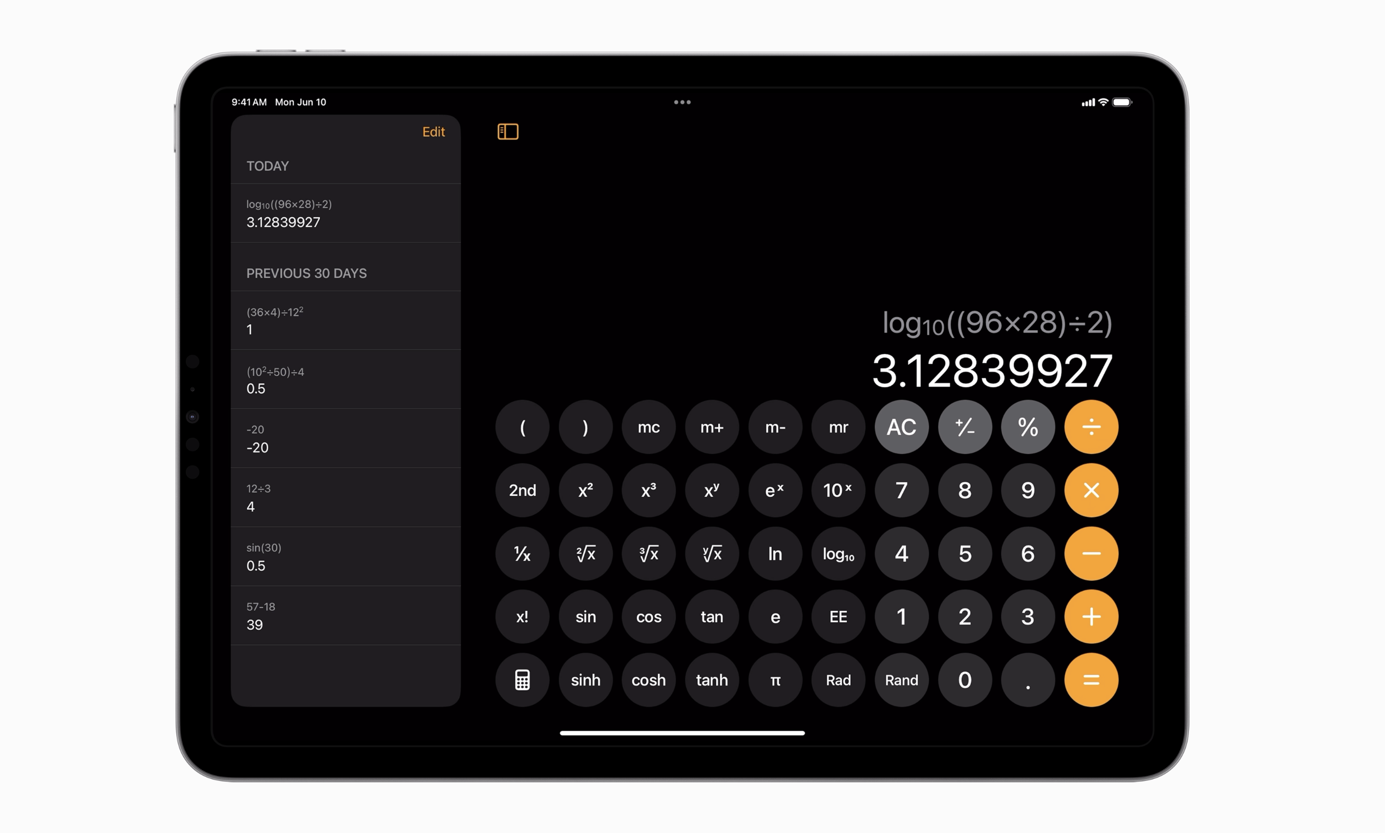 iPadOS 18 为 iPad 加入了 Math Notes 计算器