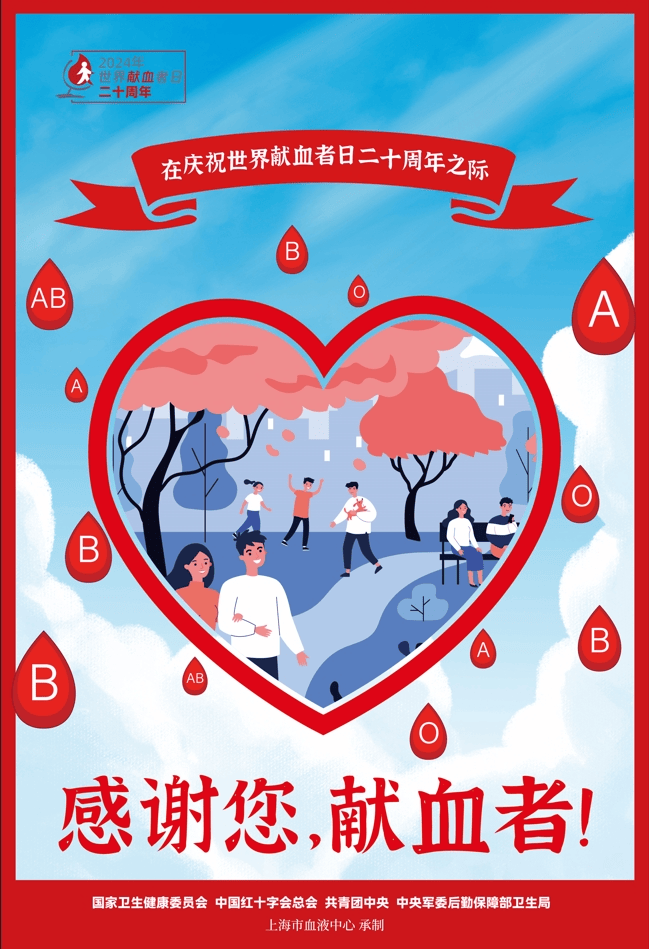 2024年世界献血者日宣传海报发布