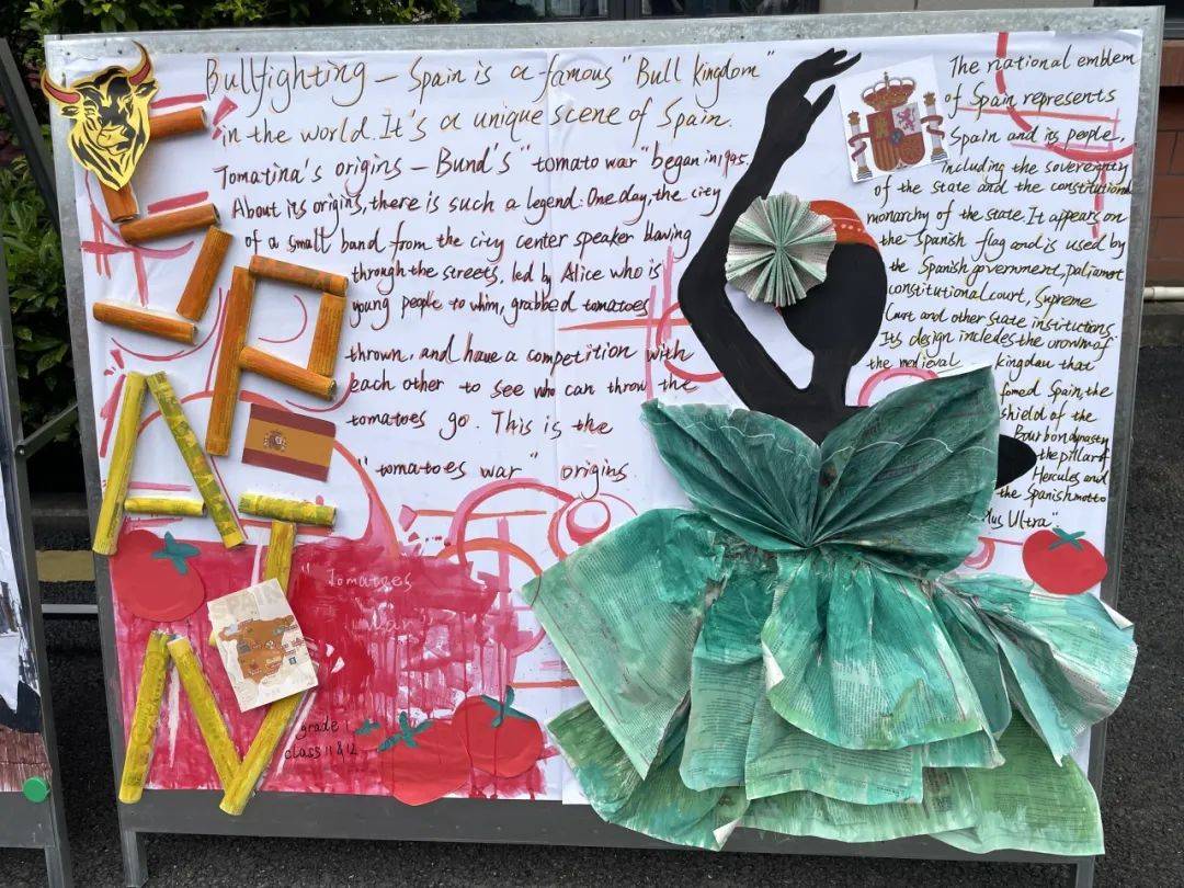 校园活动 | 外语节世界文化展板活动