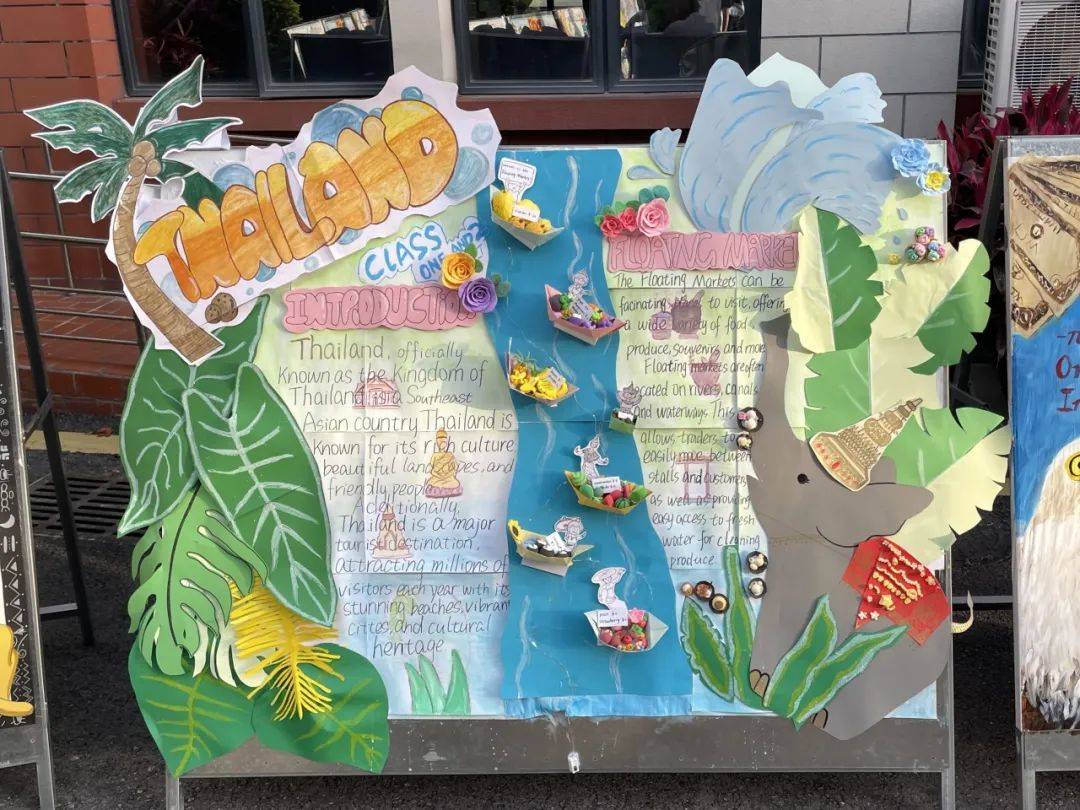 校园活动 | 外语节世界文化展板活动