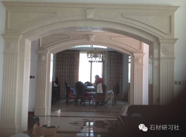 材料:白砂岩 (砂岩)材料:新西米 (大理石)材料:新帝王米黄 (大理石)