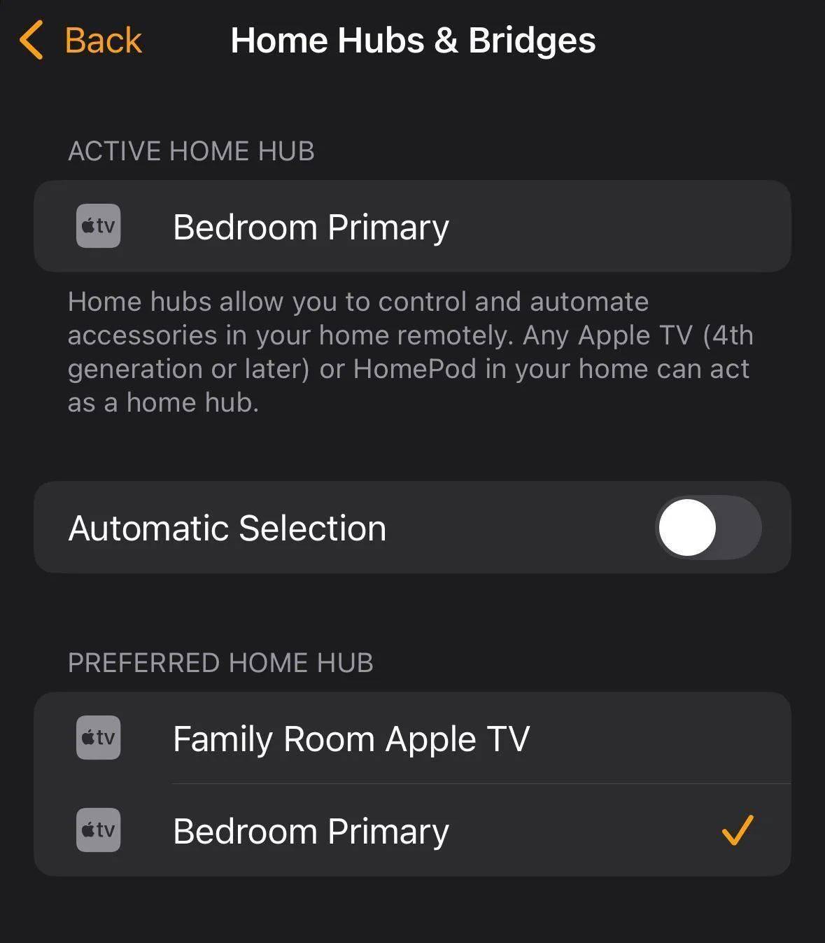 苹果iOS 18可设首选Home Hub 以便远程控制HomeKit和Matter配件