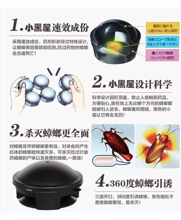 【日本蟑螂屋小黑帽】3盒29.9元!