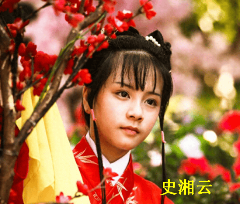 第二天湘云来了,她上次来是大约三个月前,和贾宝玉又洗脸又梳头等等