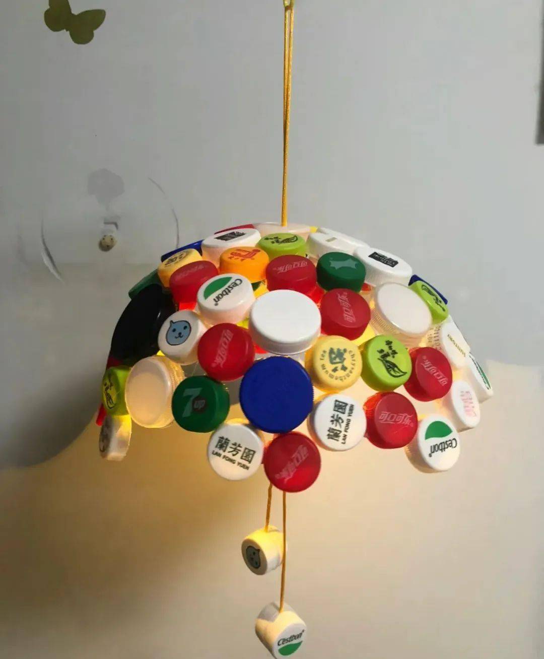 不要钱的瓶盖儿,对于会diy的人来说太香了!