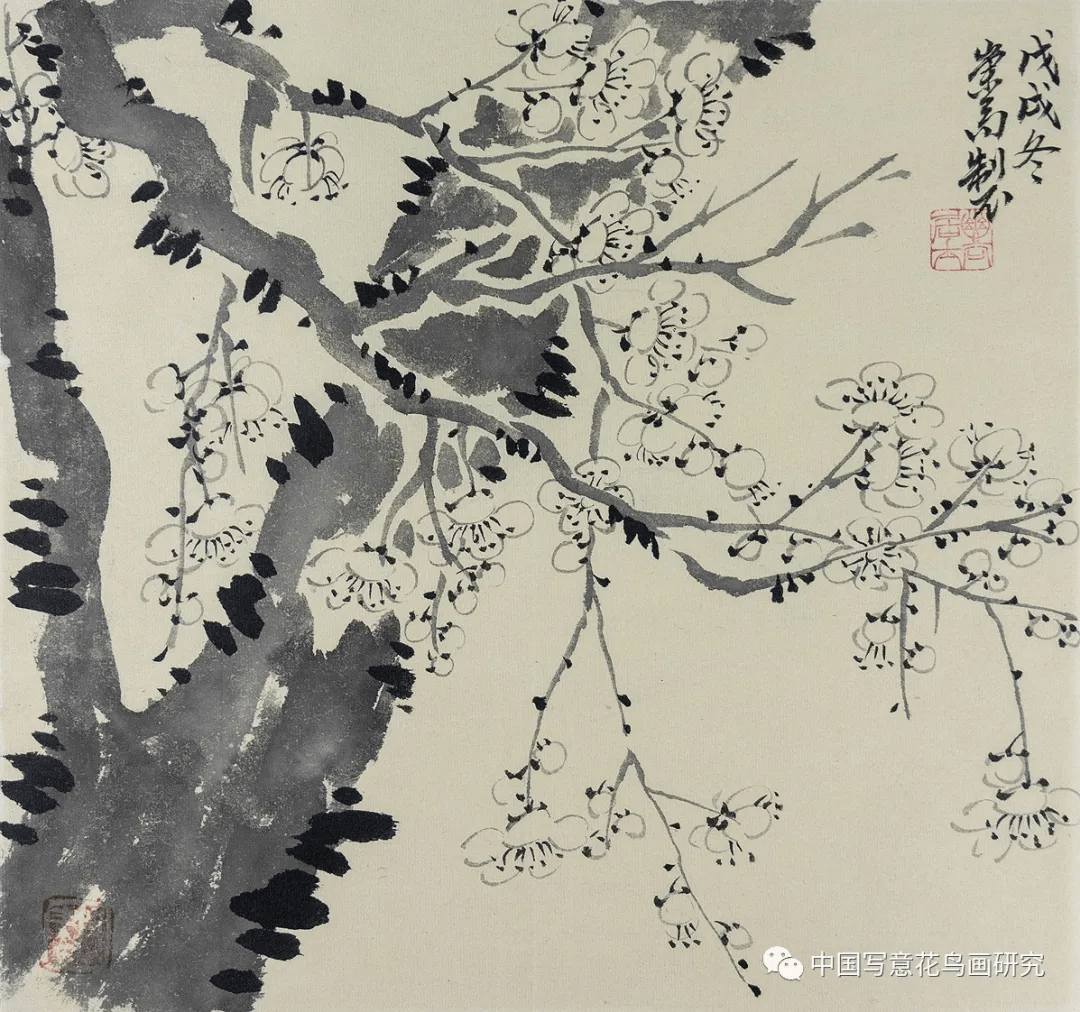 拟金冬心梅花册110幅