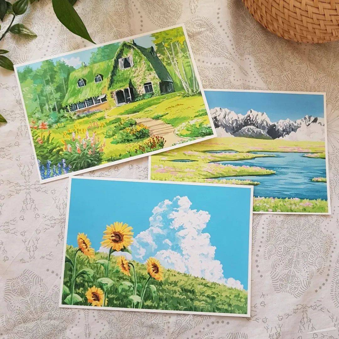 那些童话故事里的美好场景~治愈系水彩手绘欣赏