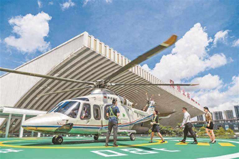 【深圳特区报】深圳北站可以打“飞的”了 1小时内可到湾区90%以上地区_低空_联运_服务