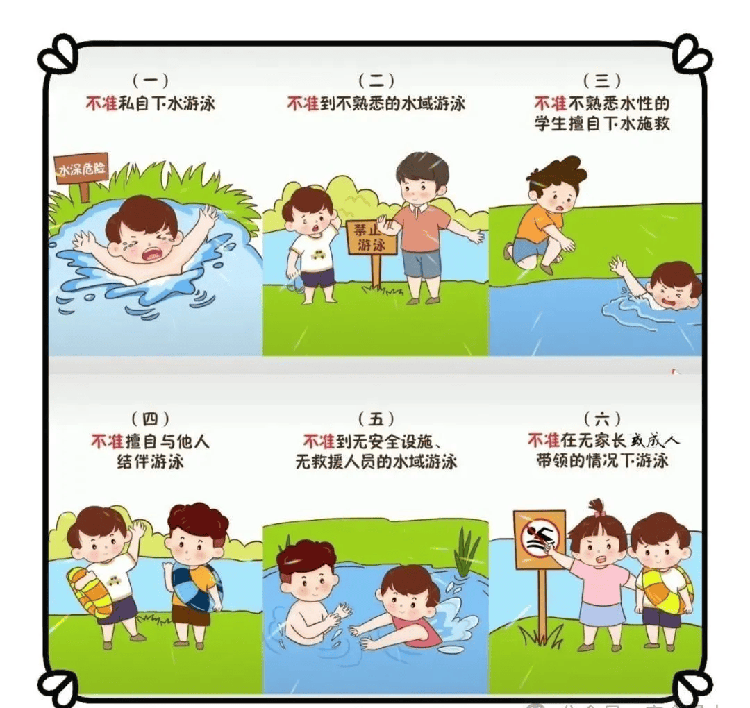 游泳安全知识简单图片