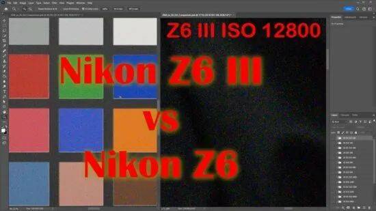 尼康Z6 III与Z6动态范围和高ISO对比_ev_相机_测试