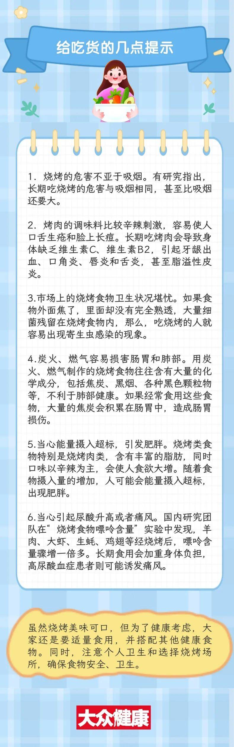 周末到来，烧烤走起？别急，先看看这份健康“撸串”攻略