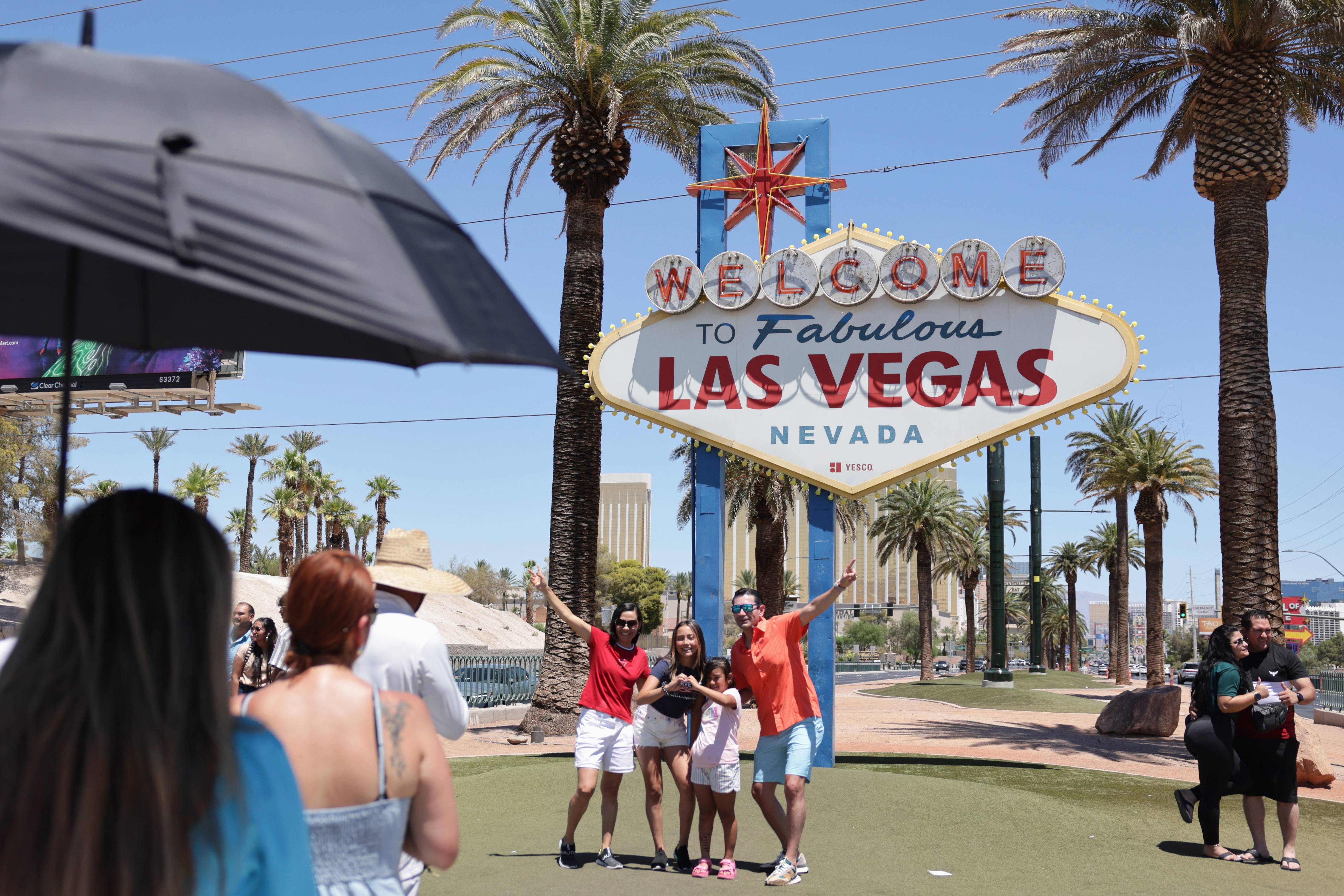 美国拉斯维加斯高温