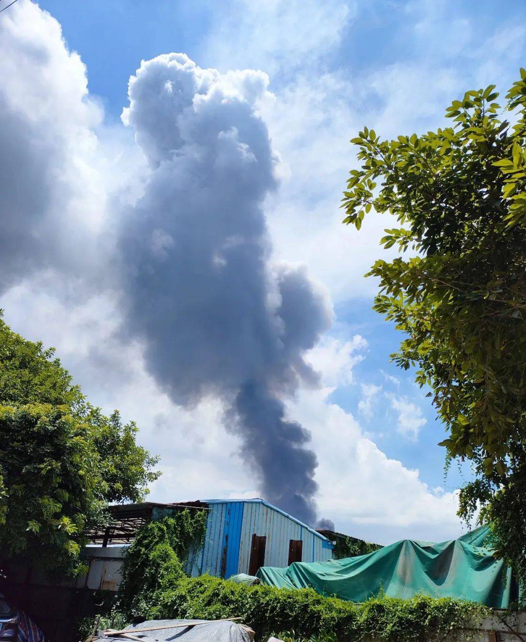 东莞一工厂起火爆炸!通报来了!_来源_火灾_中堂