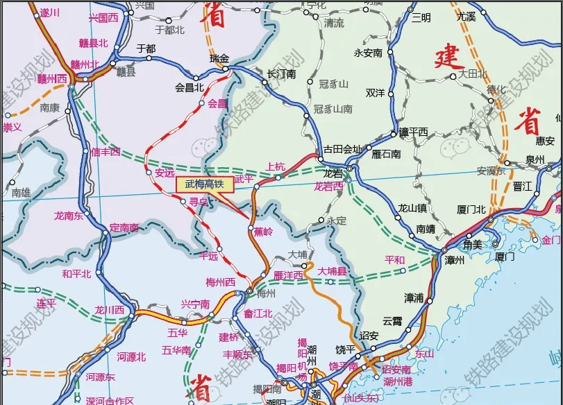 韶深高铁线路图图片