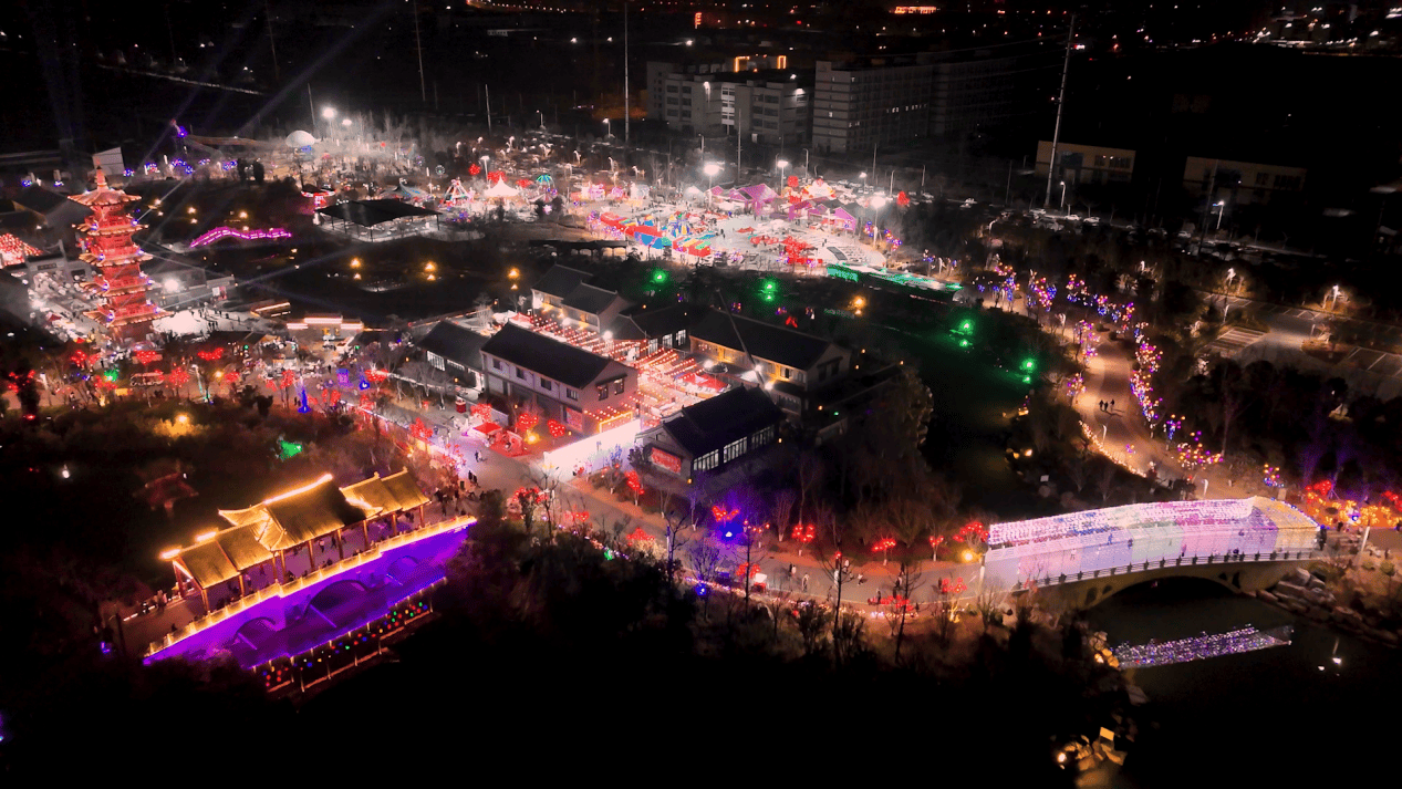 睢县夜景图片