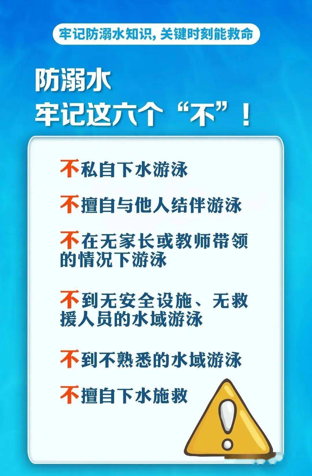 关于禁止在梅溪湖水域游泳的公告
