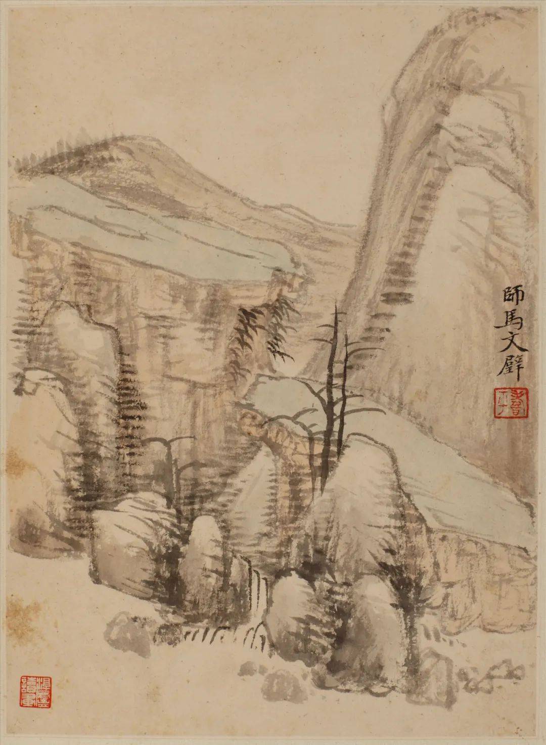 恽寿平山水画的独具匠心